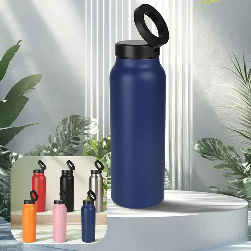 One Piece 710ml Stainless Steel Magnetic Sports Water Bottle