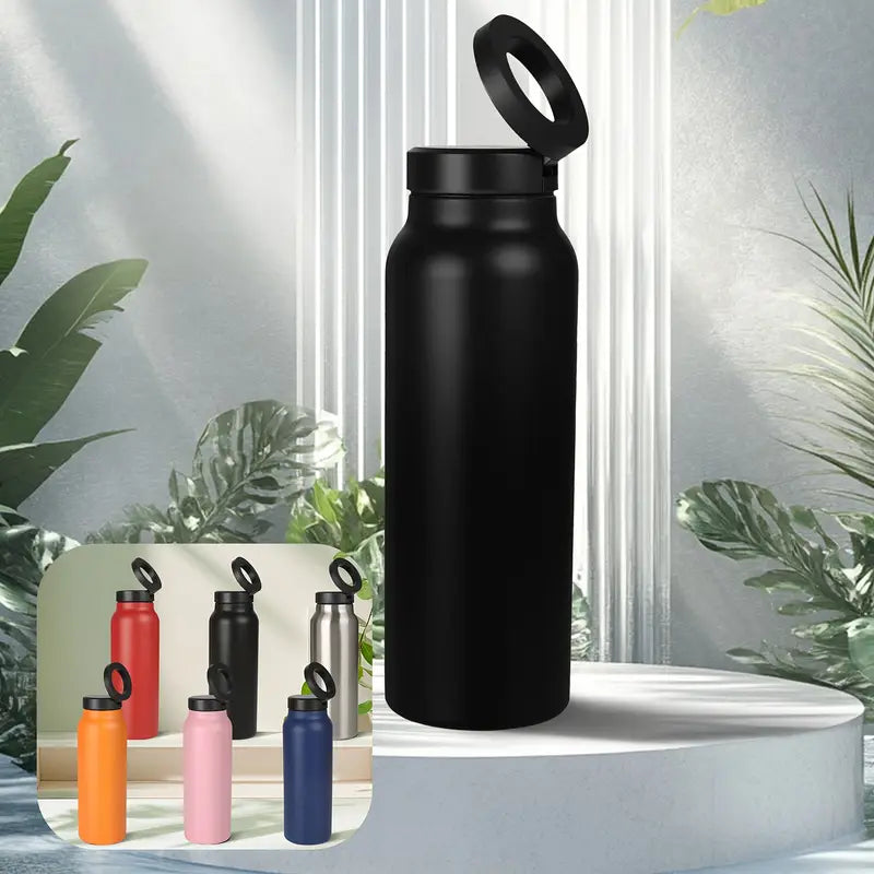 One Piece 710ml Stainless Steel Magnetic Sports Water Bottle