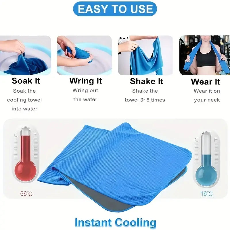 Quick-Drying Sports Towel with Storage Box