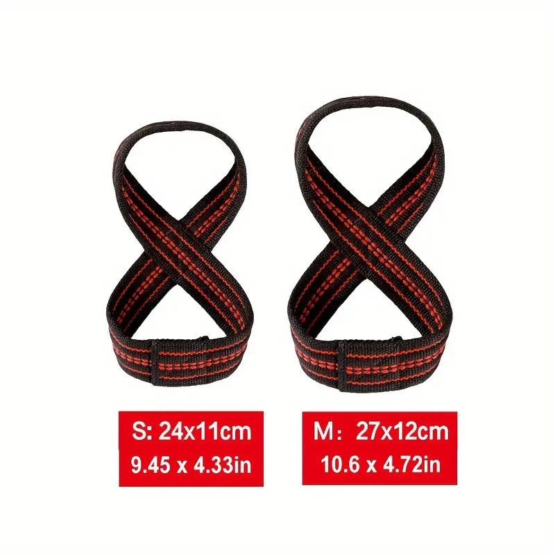 Figure 8 Weight Lifting Straps (2pcs/1 Pair)