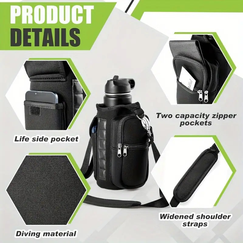 Multi-Functional Magnetic Gym Bag (Excluding Bottle)